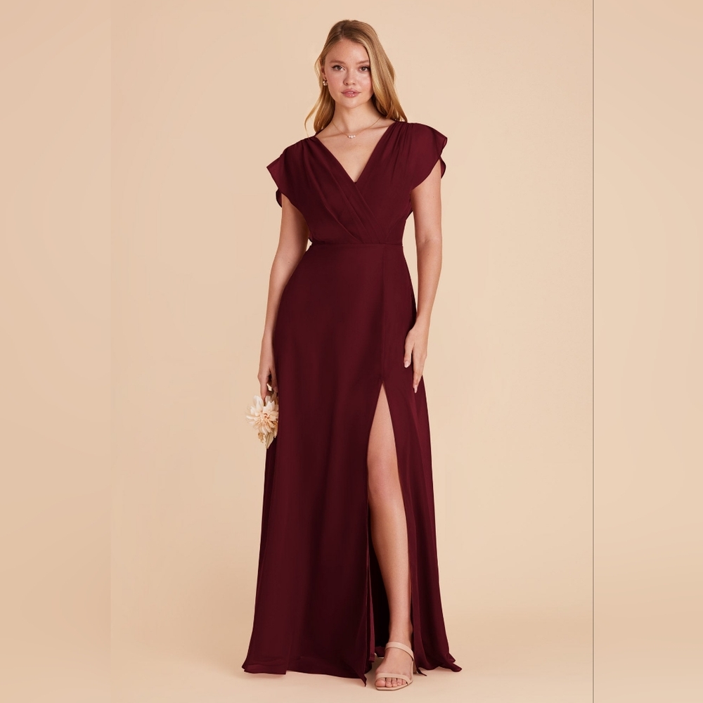 NWT Birdy Grey Violet Chiffon Cabernet Maxi Dress 2X